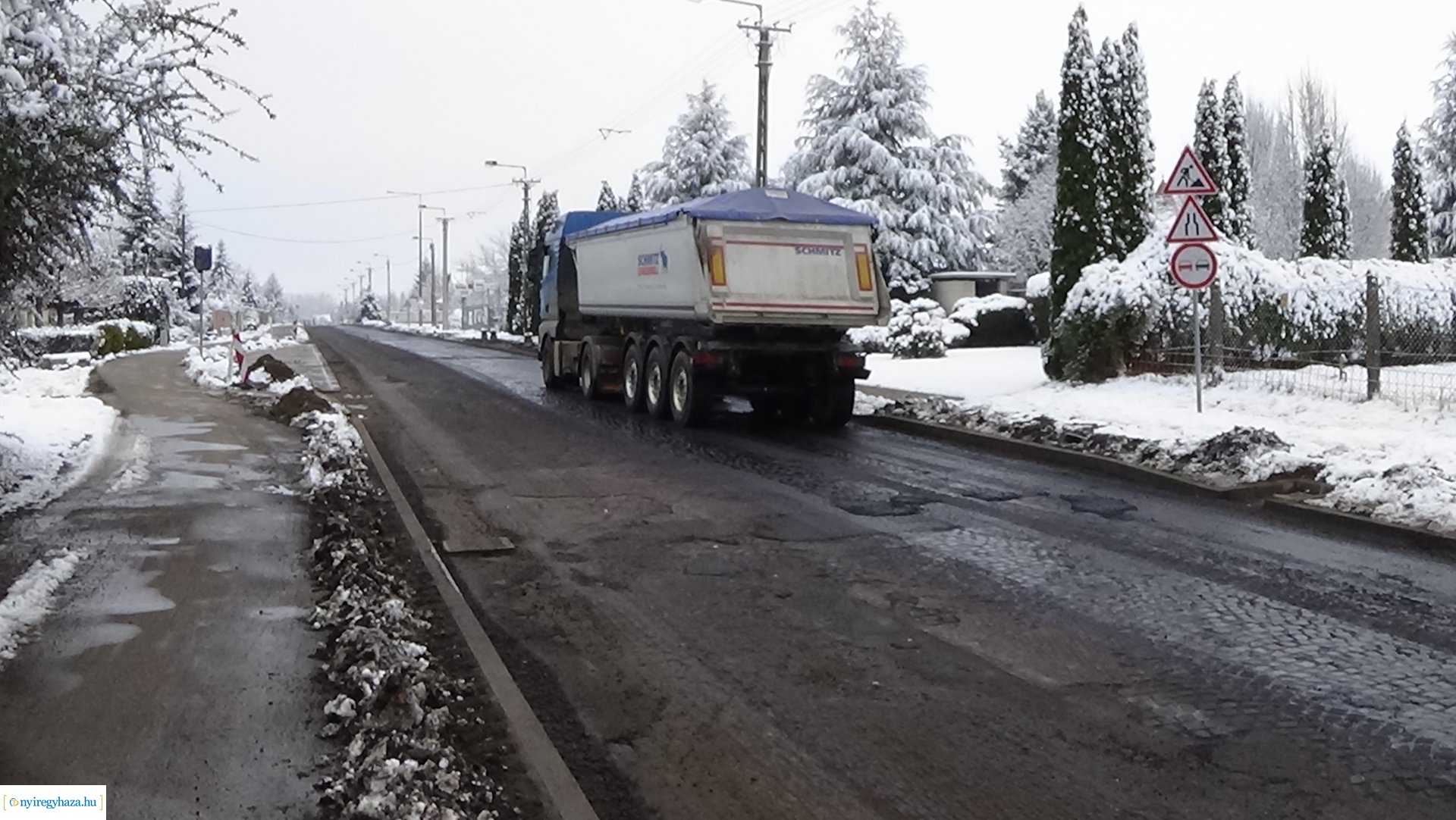Itt tartanak a munkálatok a Korányi Frigyes utcán