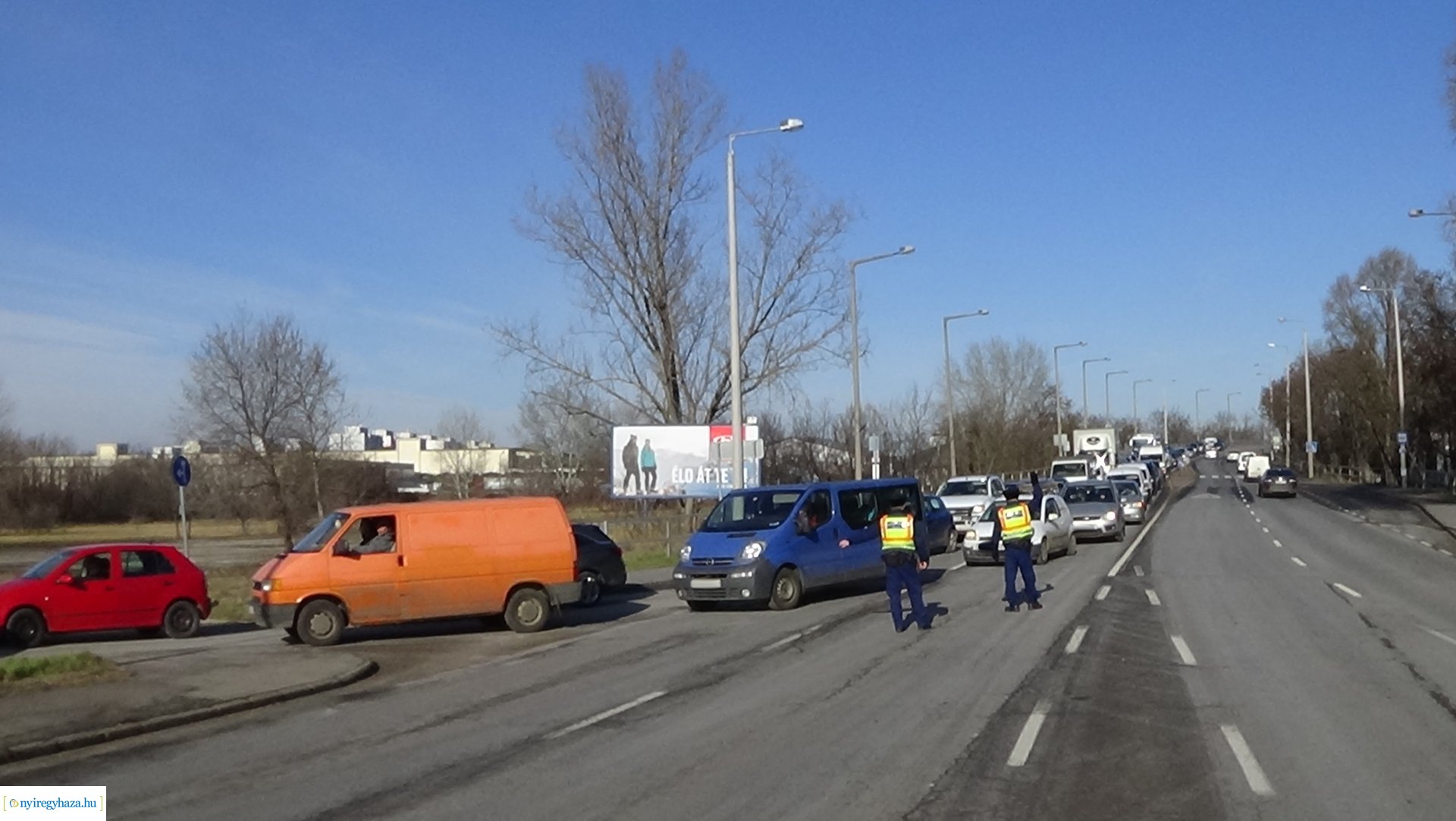 Ittasság-ellenőrzés a Debreceni úton