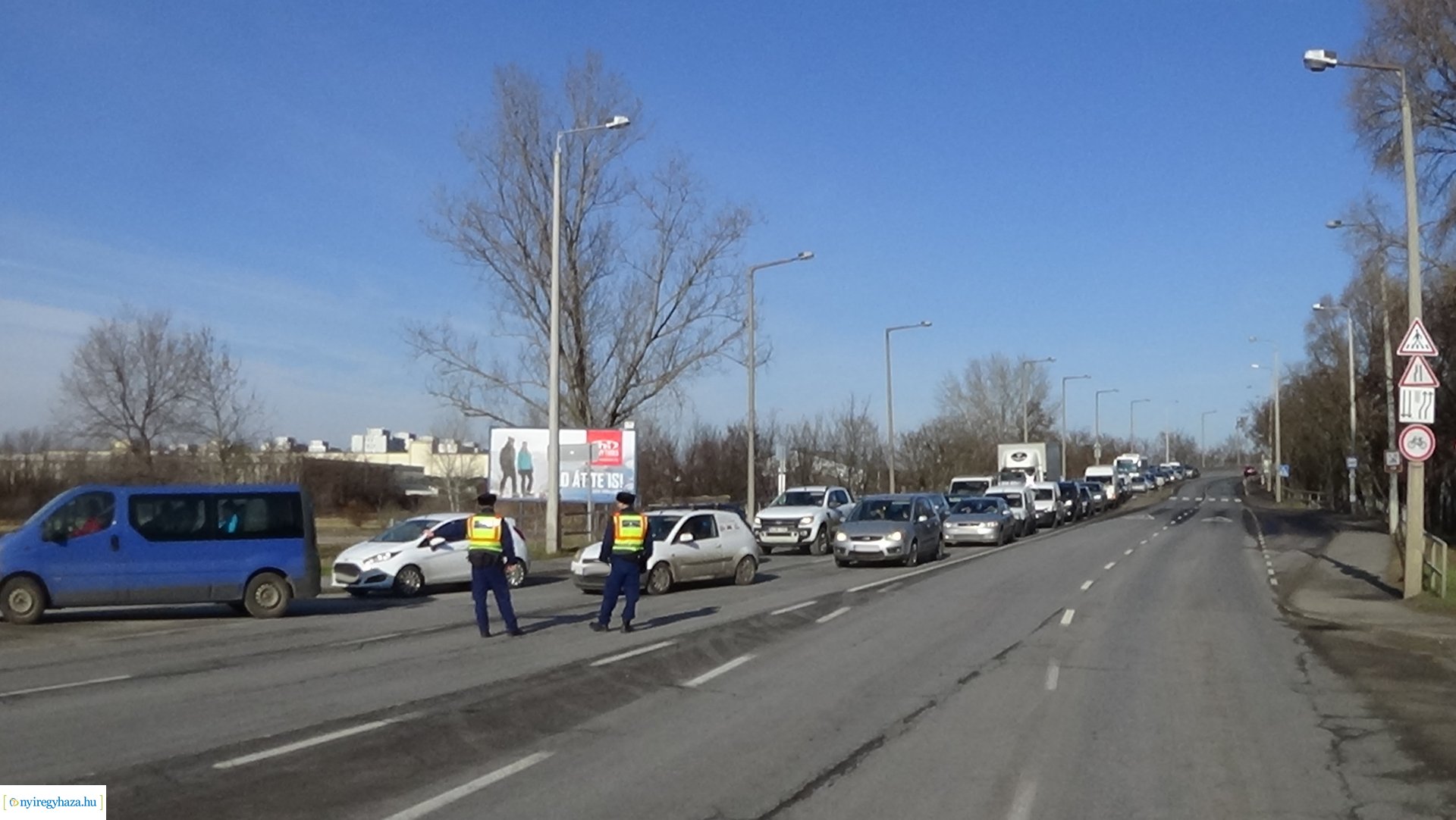 Ittasság-ellenőrzés a Debreceni úton