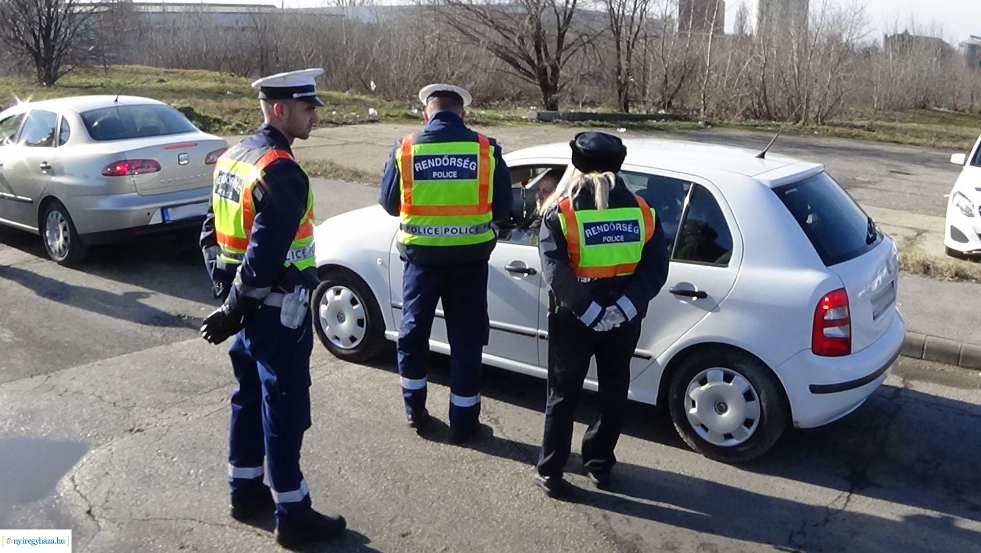 Ittasság-ellenőrzés a Debreceni úton