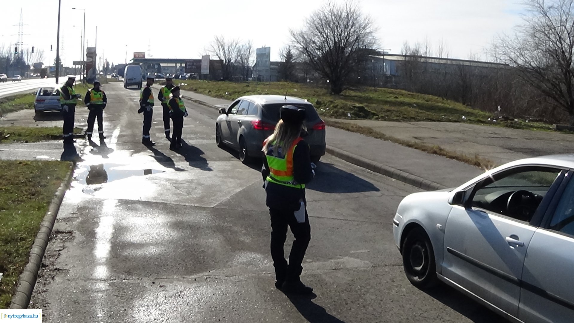 Ittasság-ellenőrzés a Debreceni úton