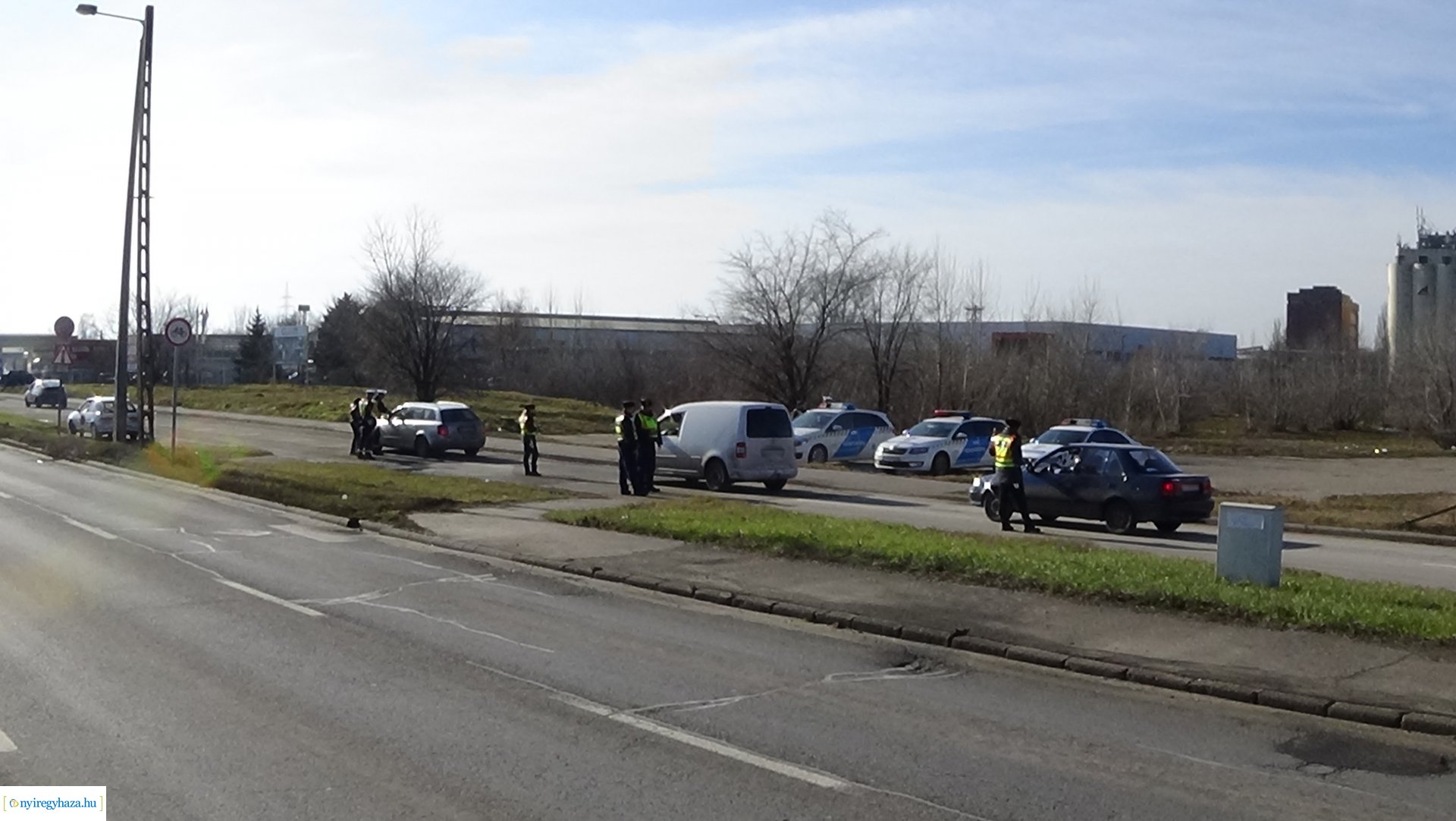 Ittasság-ellenőrzés a Debreceni úton