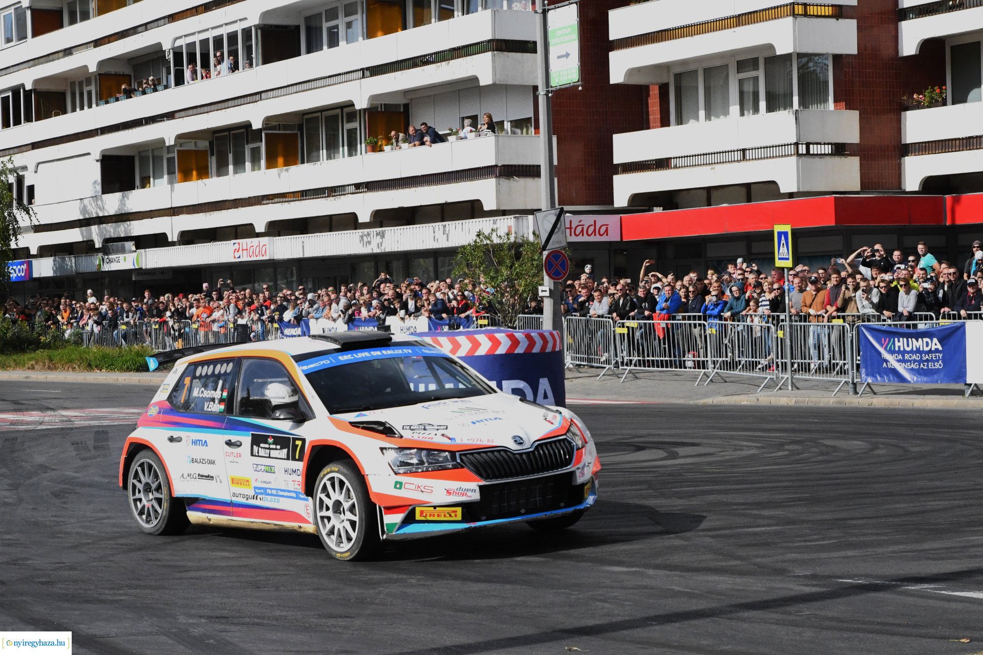 IV. Rally Hungary Nyíregyháza belvárosában