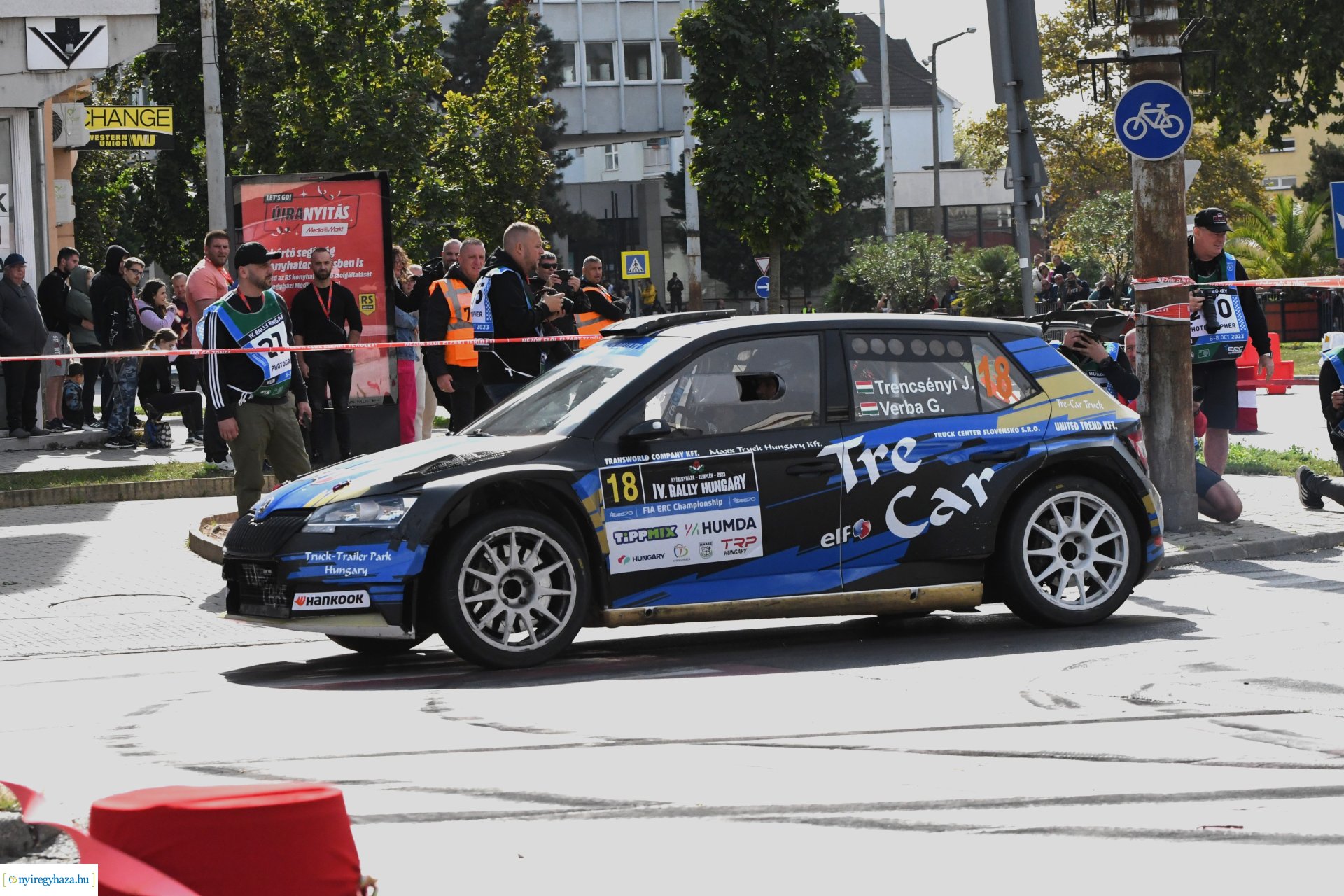IV. Rally Hungary Nyíregyháza belvárosában
