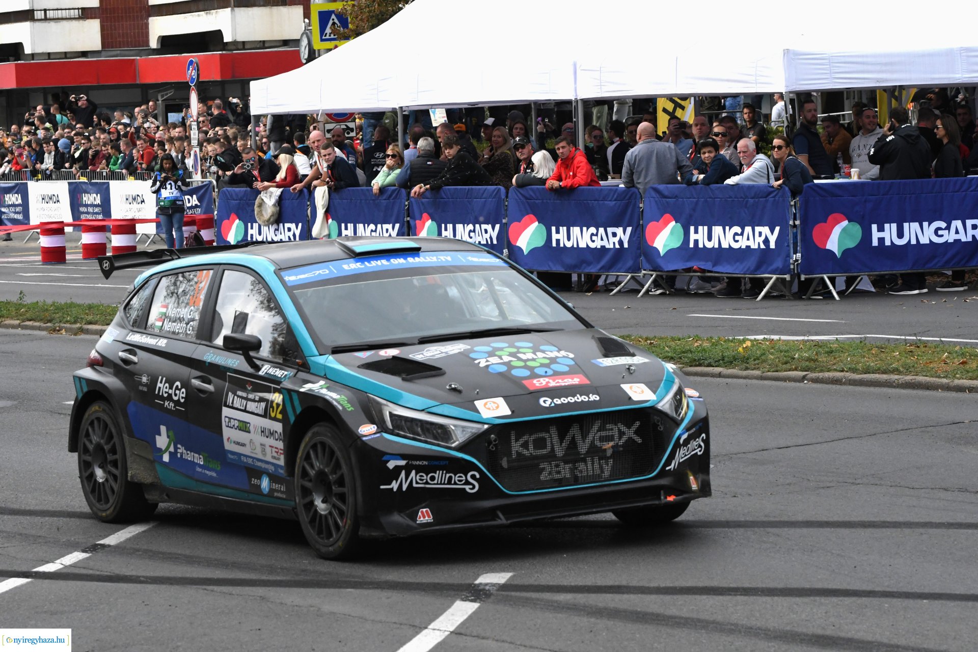 IV. Rally Hungary Nyíregyháza belvárosában