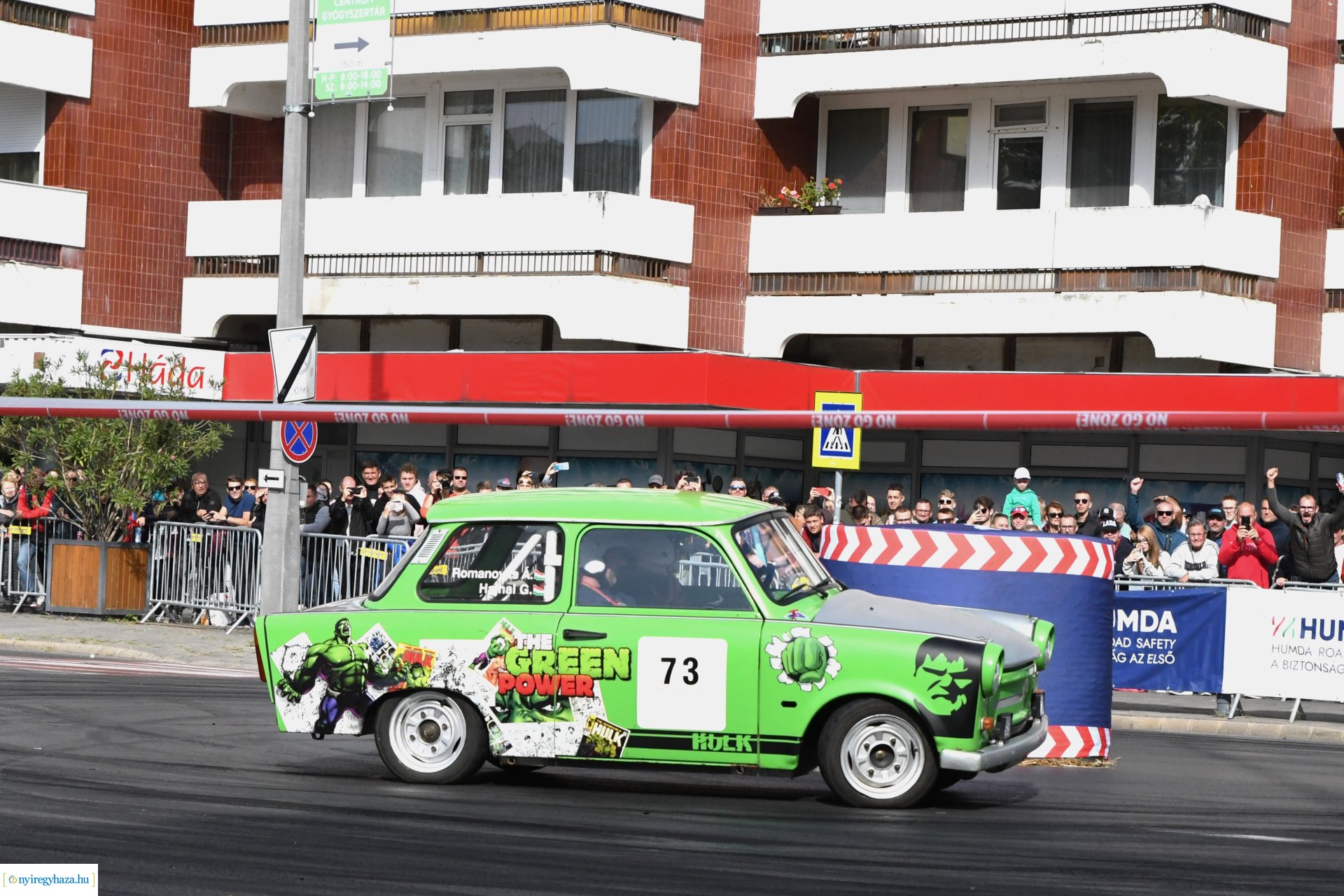 IV. Rally Hungary Nyíregyháza belvárosában