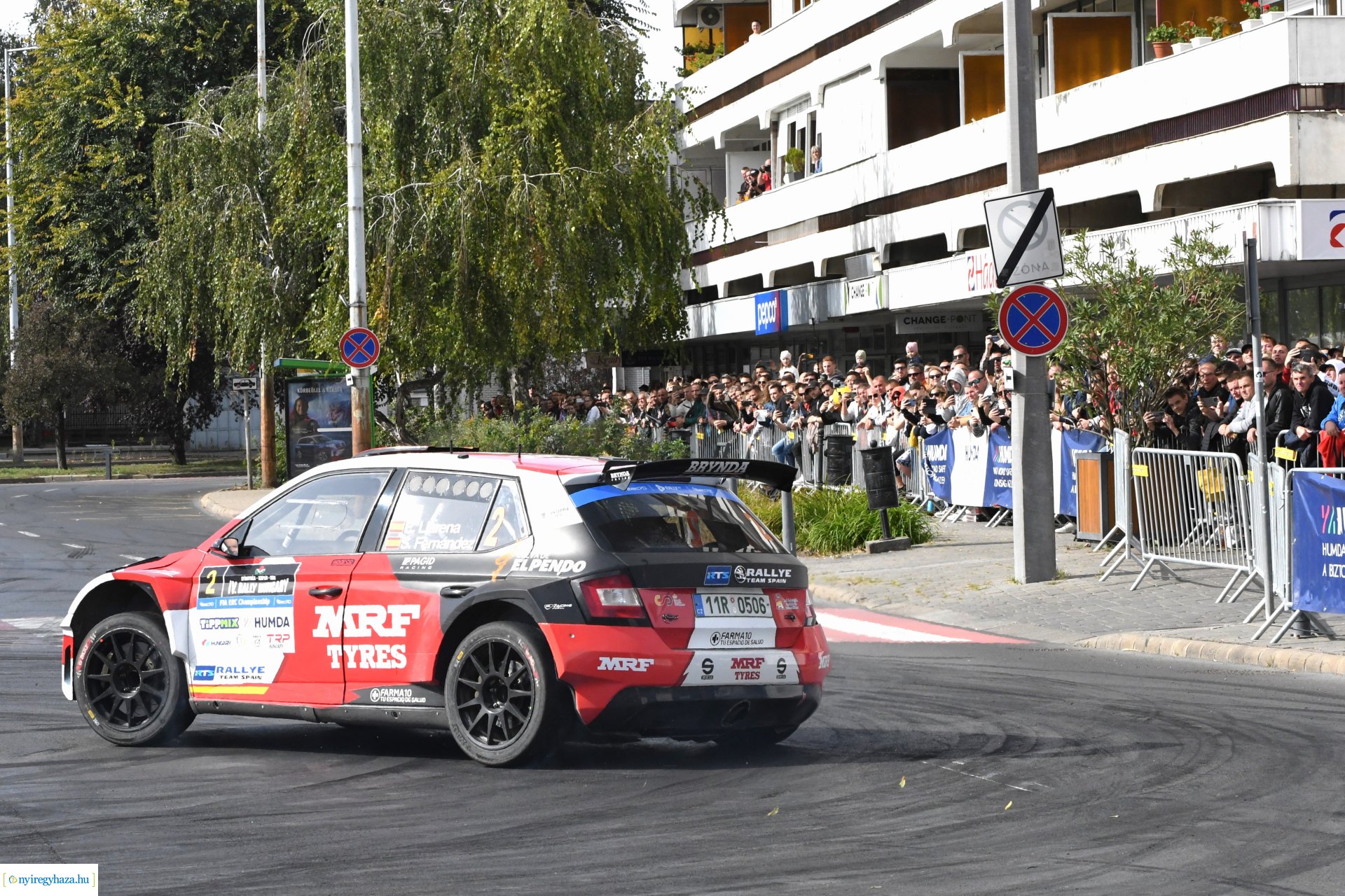 IV. Rally Hungary Nyíregyháza belvárosában