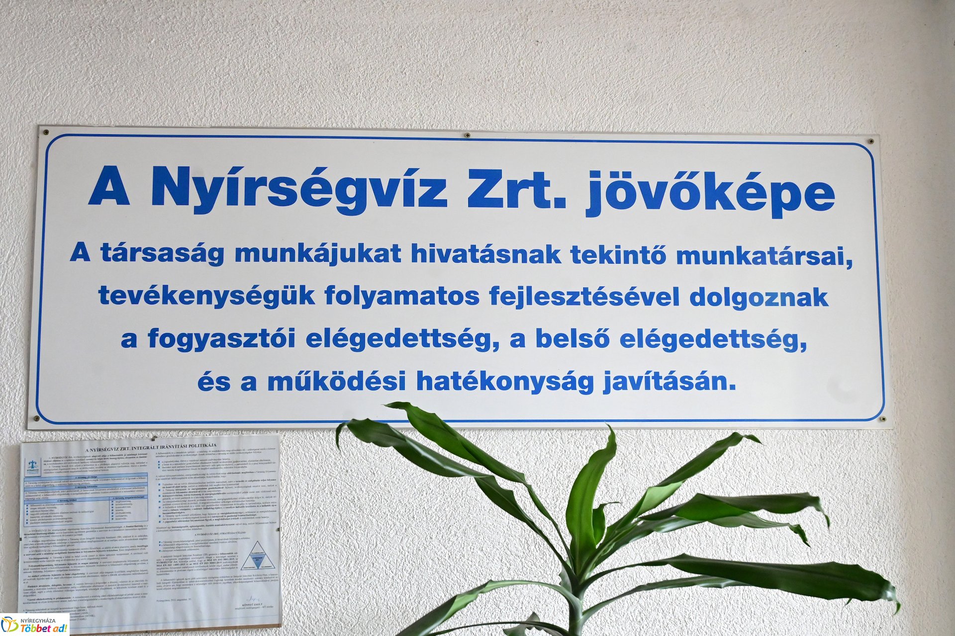 Ivóvíz a Nyírségvíztől