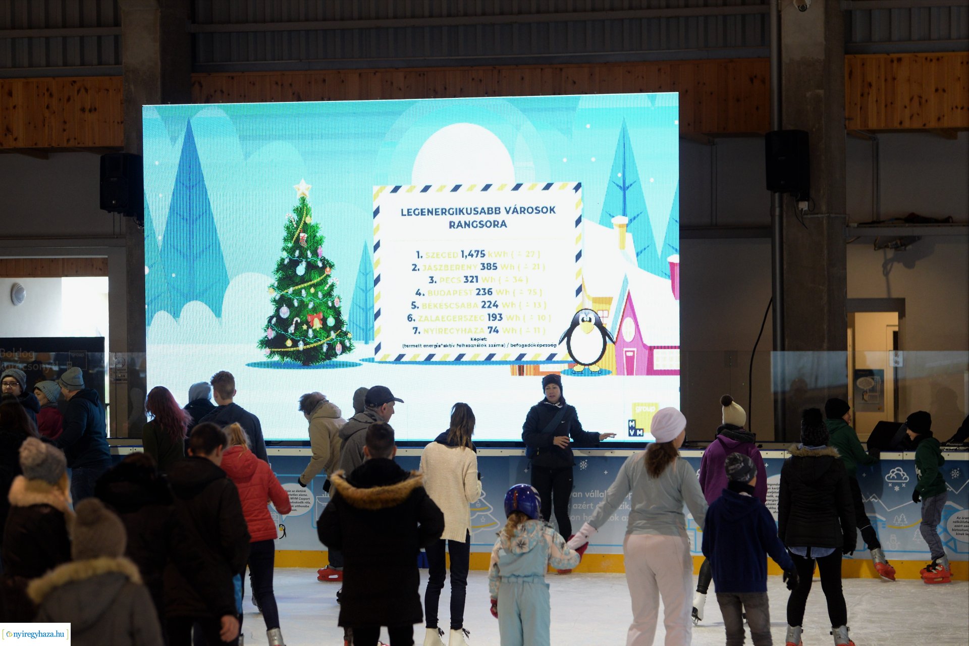 Jégkaland a műlyégpályán