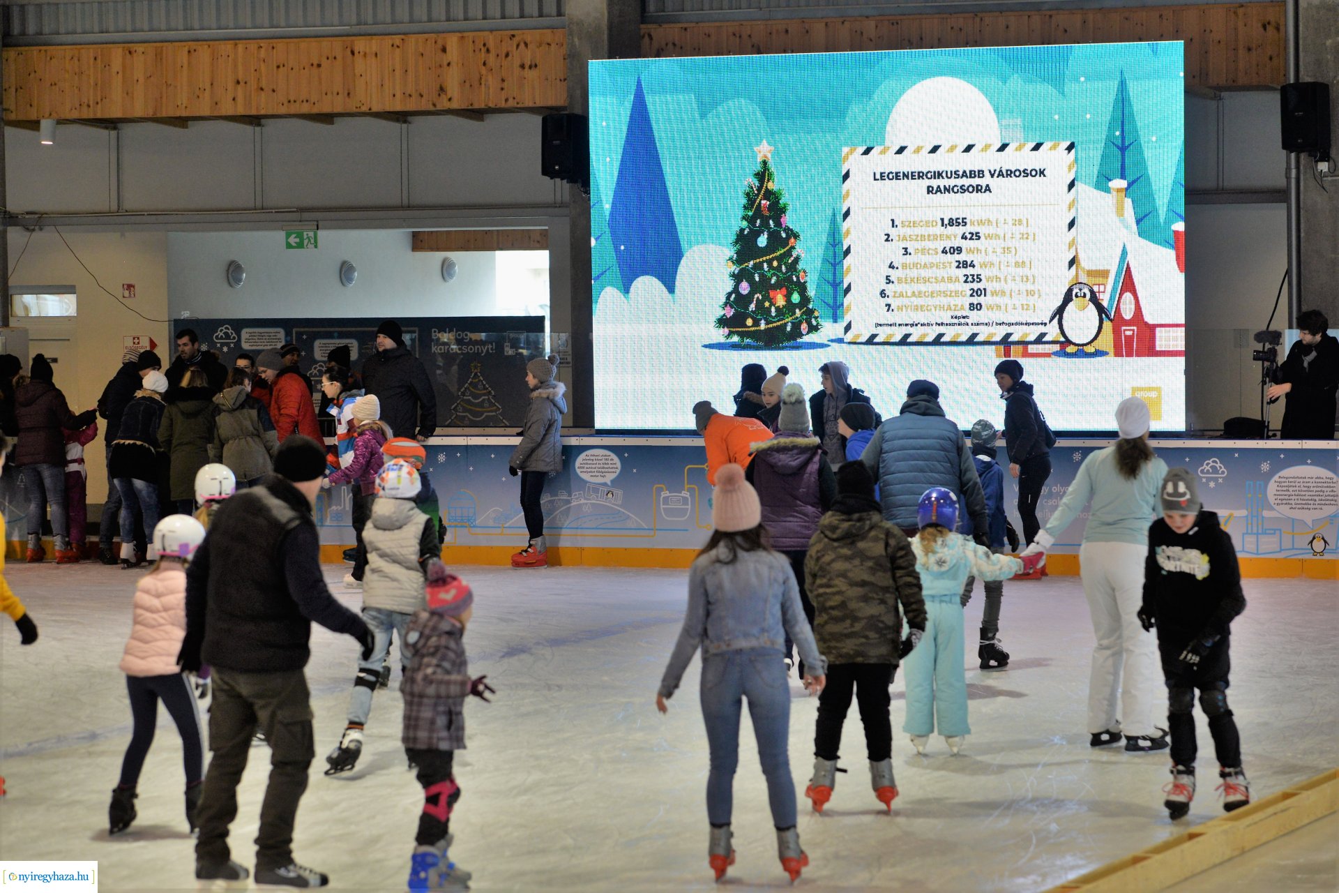 Jégkaland a műlyégpályán