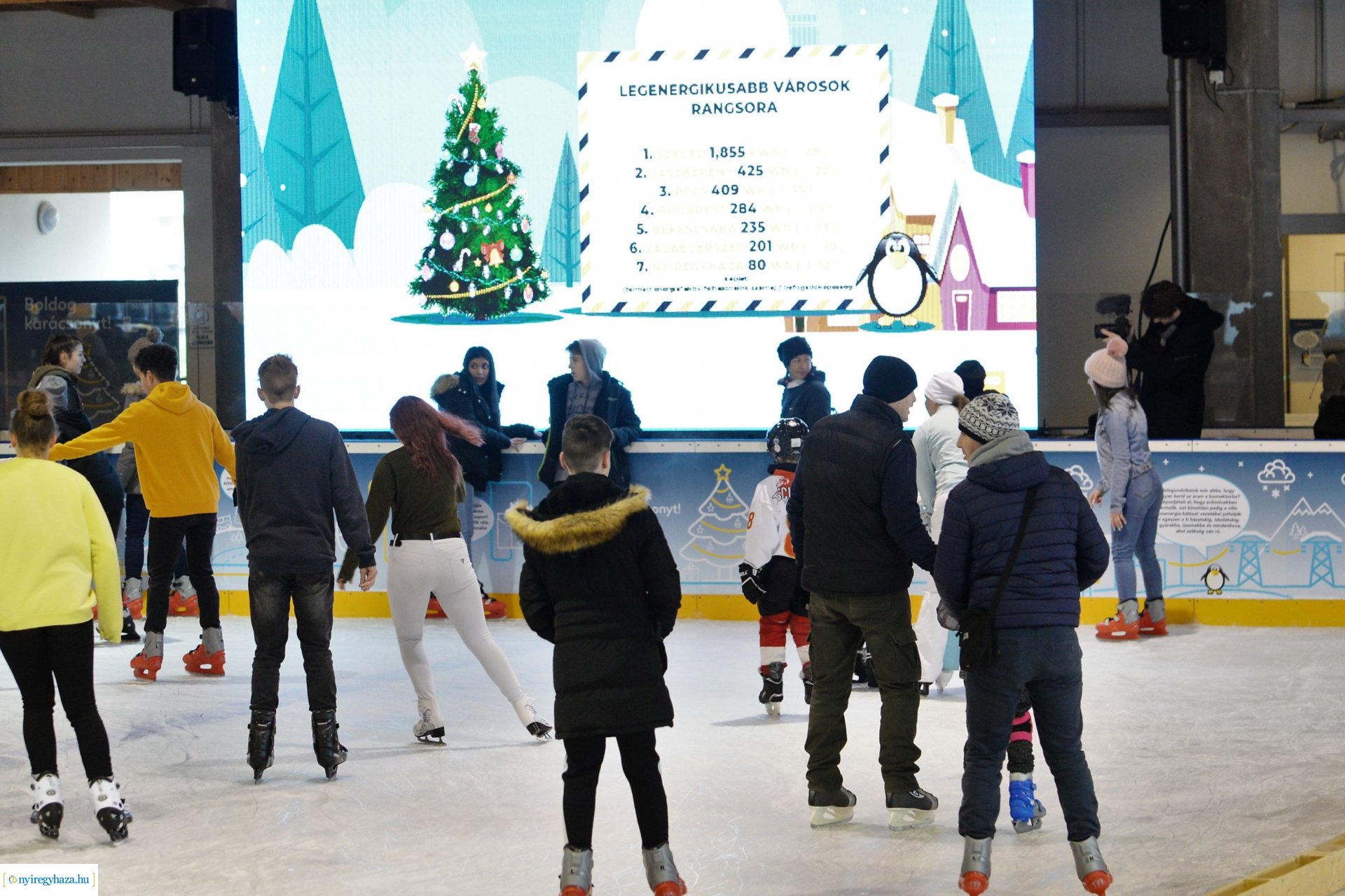 Jégkaland a műlyégpályán