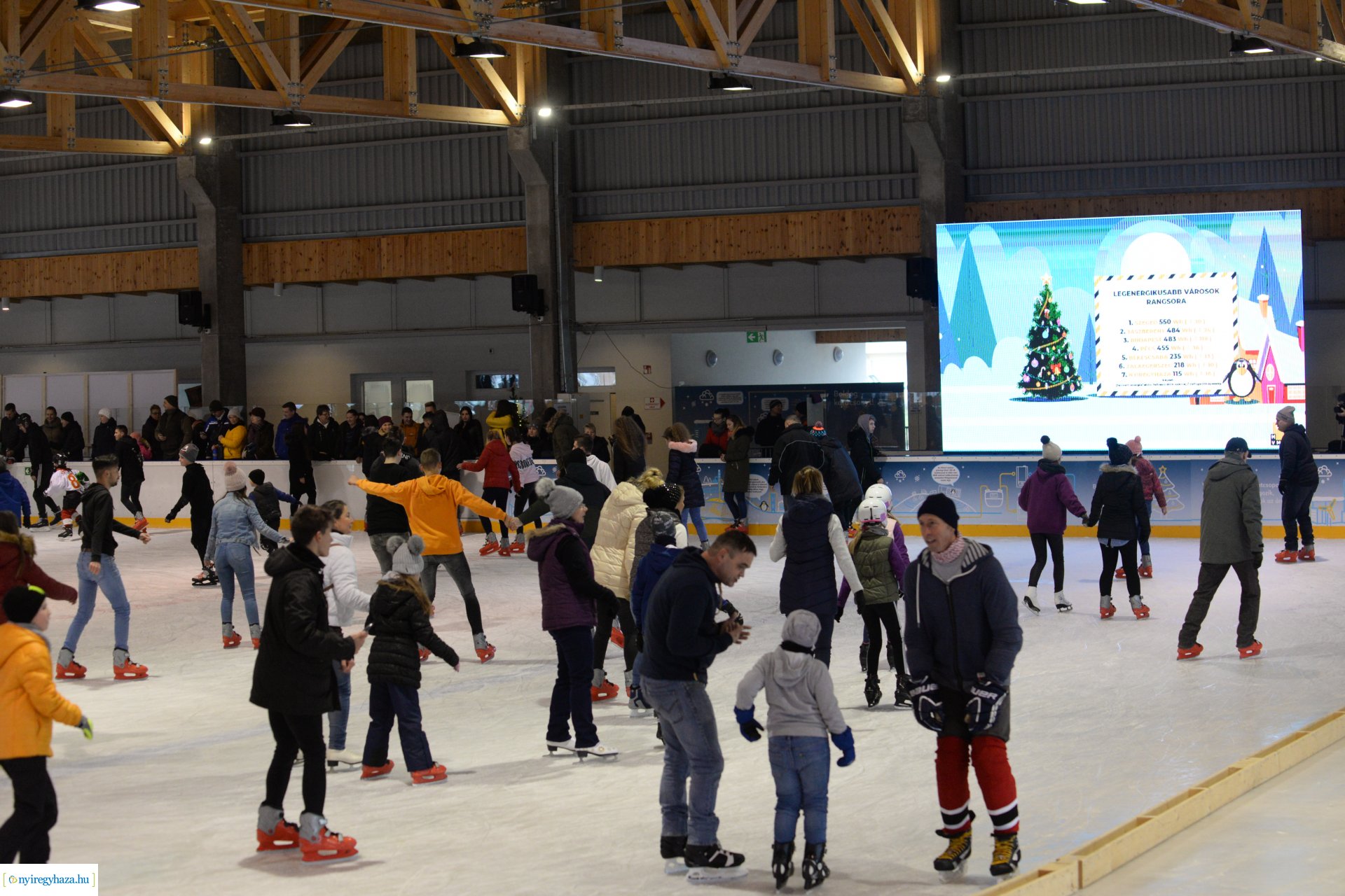 Jégkaland a műlyégpályán