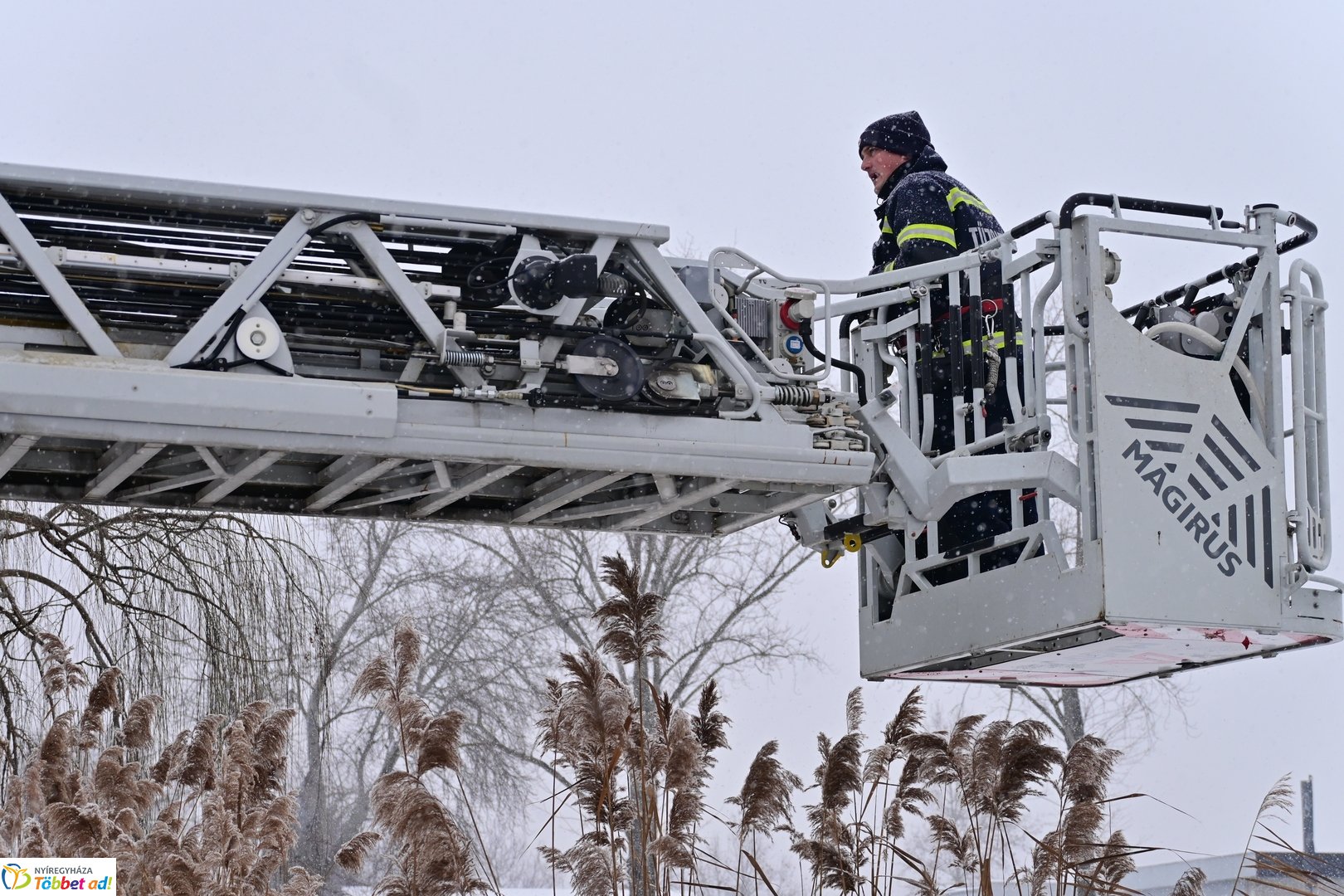 Jégről mentés a Bujtoson 2026 januárjában