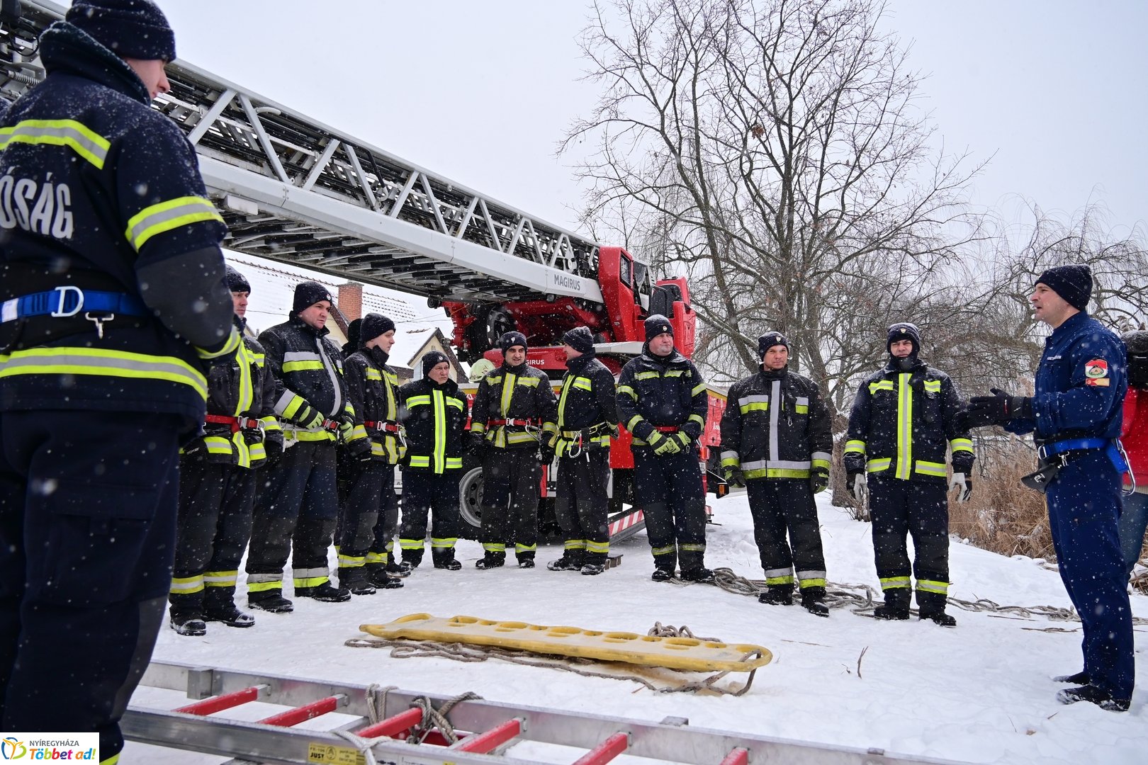Jégről mentés a Bujtoson 2026 januárjában