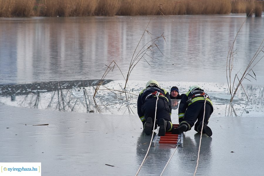 Jégről mentési gyakorlat 2022