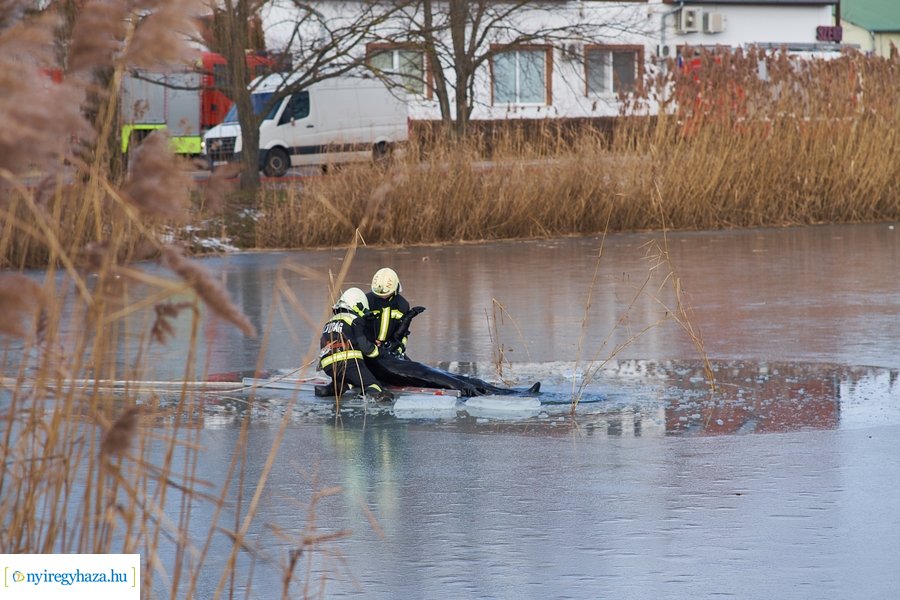 Jégről mentési gyakorlat 2022