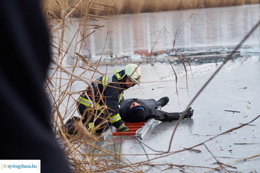 Jégről mentési gyakorlat 2022