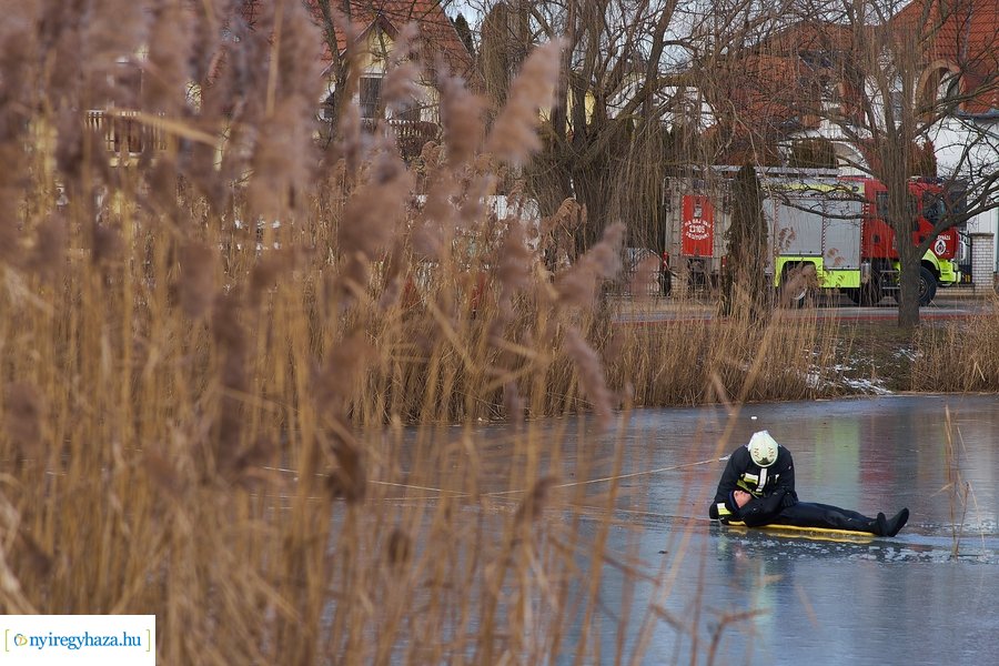 Jégről mentési gyakorlat 2022