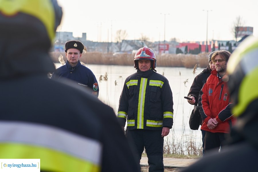 Jégről mentési gyakorlat 2022