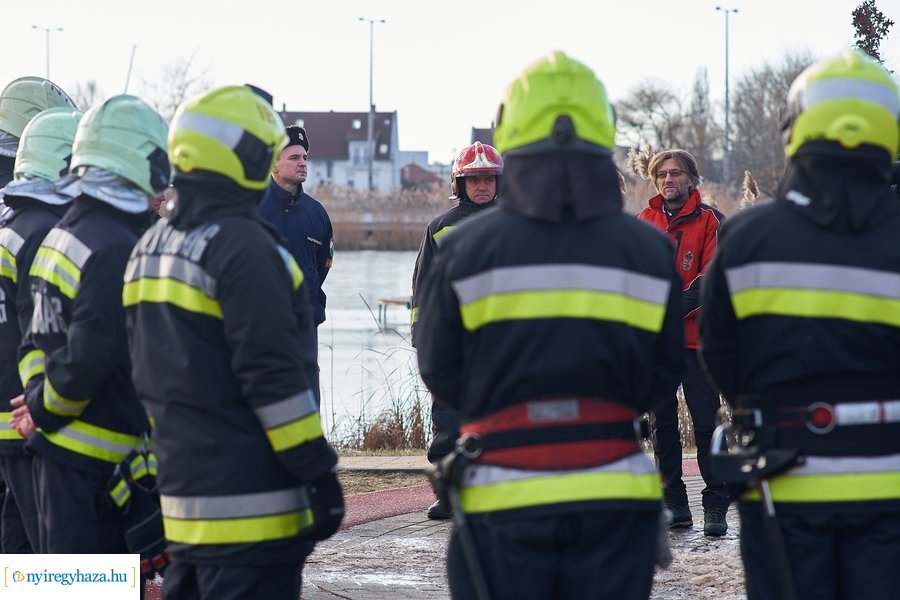 Jégről mentési gyakorlat 2022