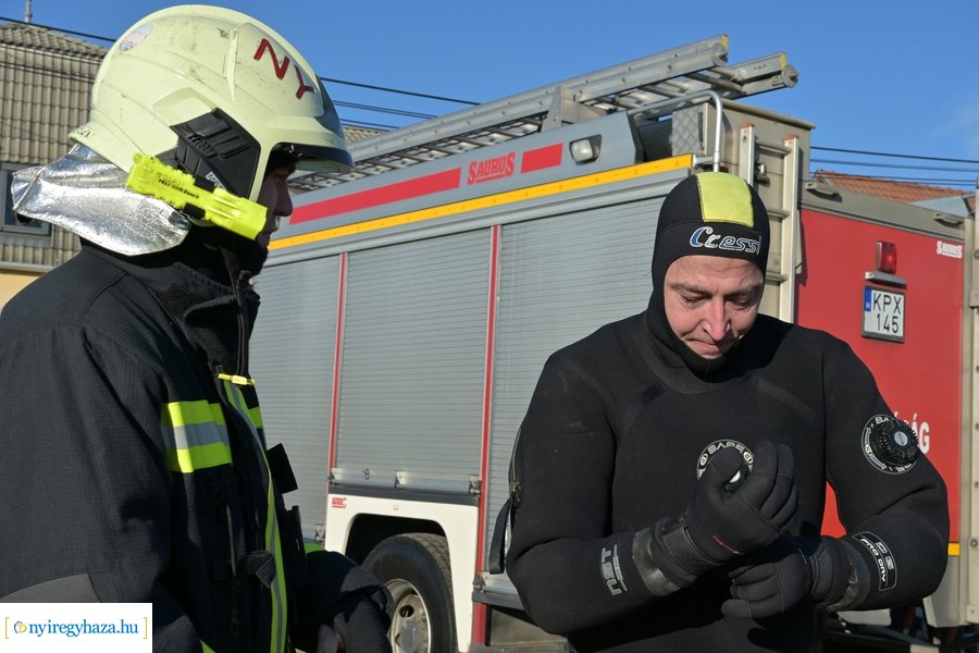 Jégről mentési gyakorlat 2024