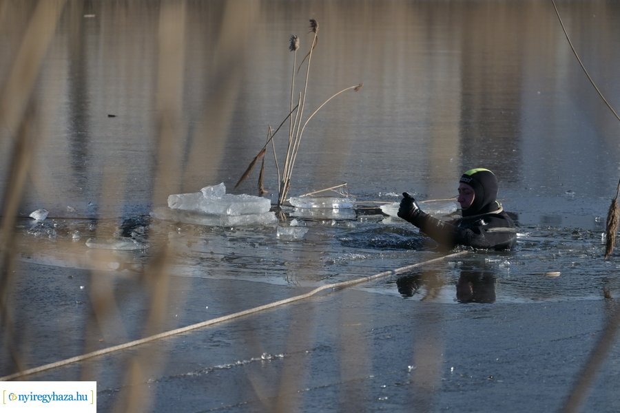 Jégről mentési gyakorlat 2024