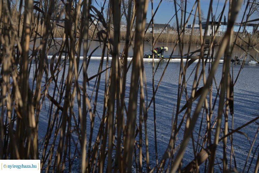 Jégről mentési gyakorlat 2024