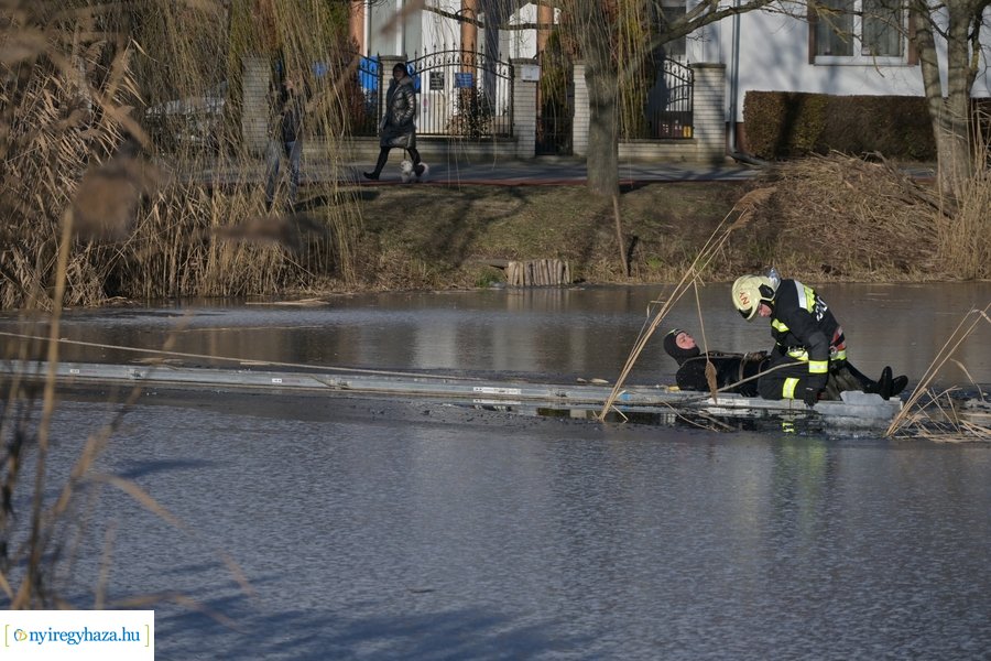 Jégről mentési gyakorlat 2024