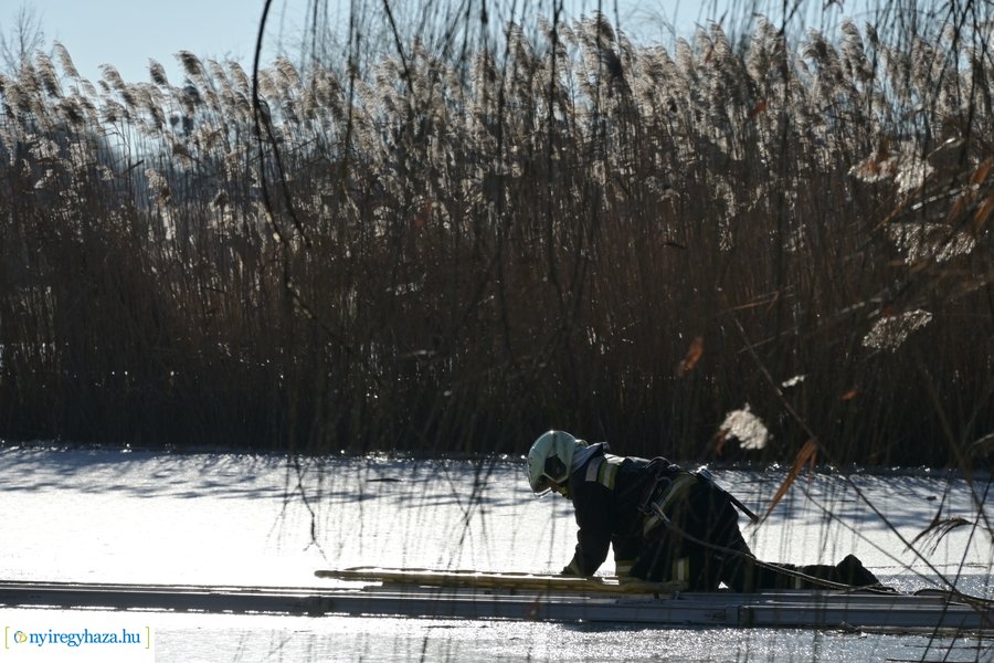 Jégről mentési gyakorlat 2024