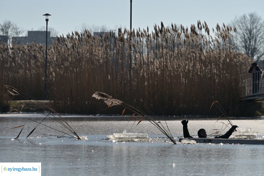Jégről mentési gyakorlat 2024
