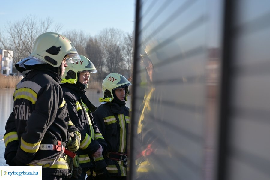 Jégről mentési gyakorlat 2024