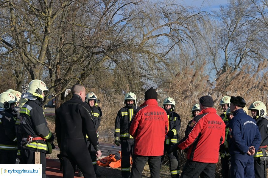 Jégről mentési gyakorlat 2024