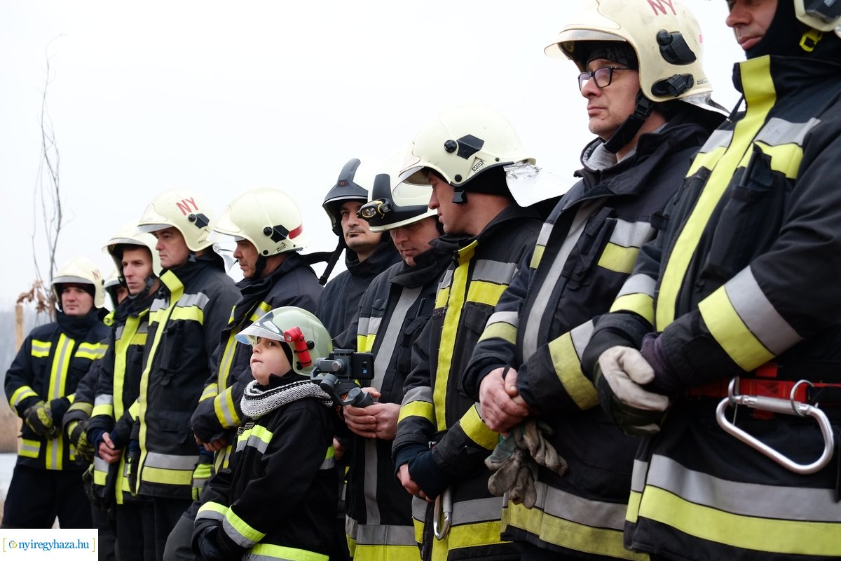 Jégről mentési gyakorlat a Bujtoson - 2020