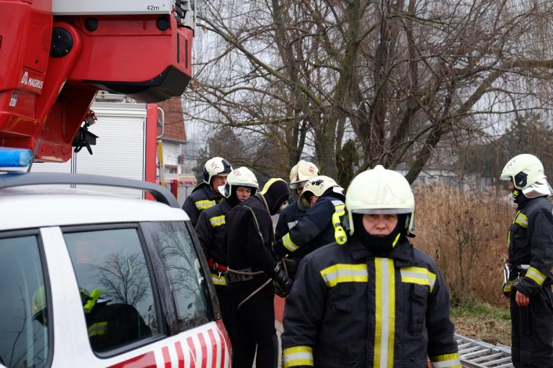 Jégről mentési gyakorlat a Bujtoson - 2020