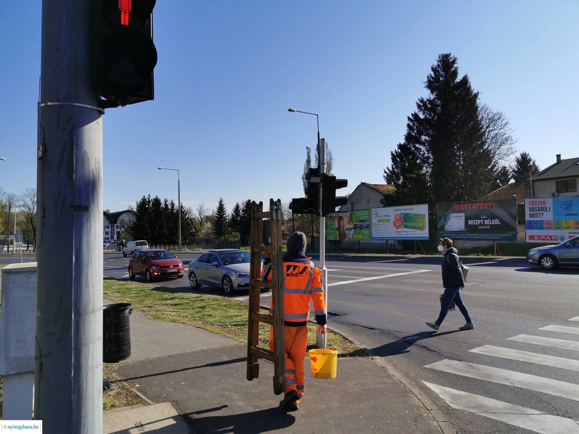 Jelzőlámpák karbantartása 