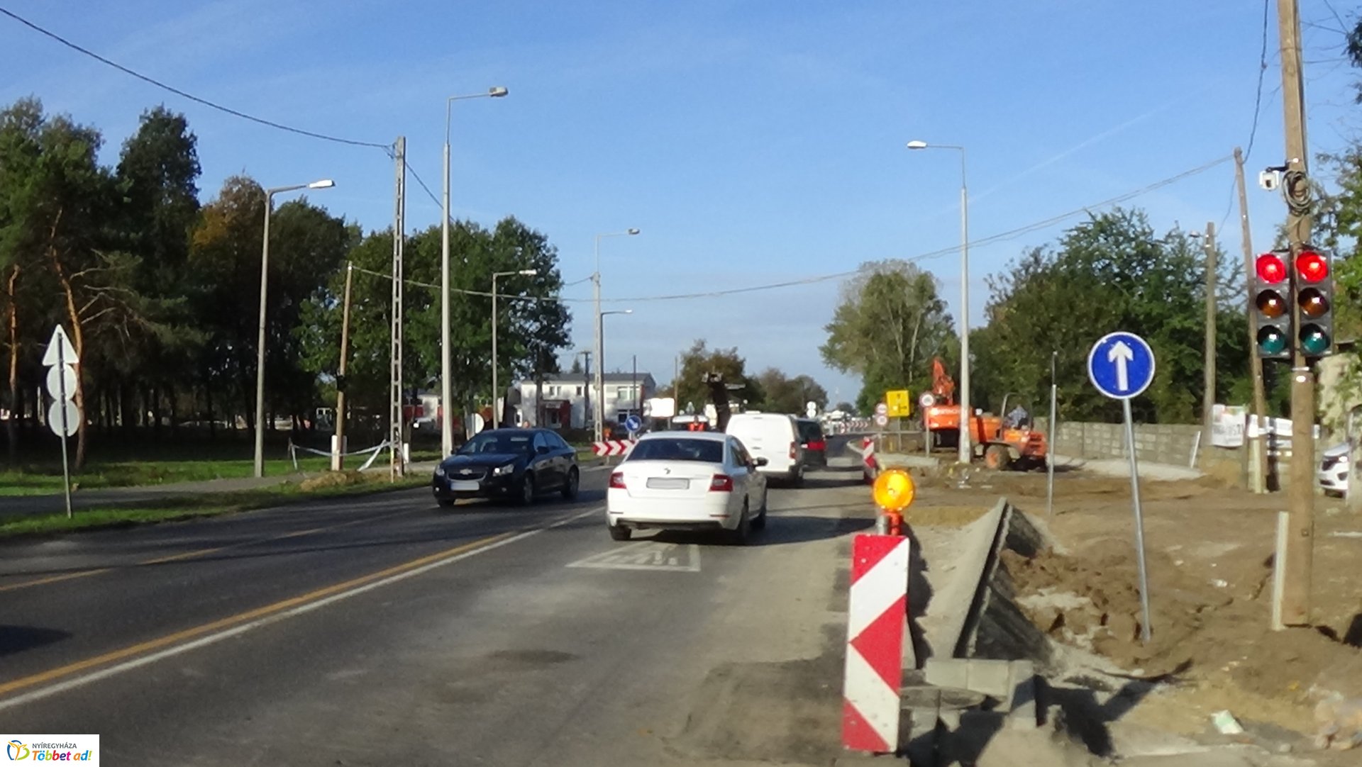 Jelzőlámpás irányításra számítsanak a 36-os számú főúton