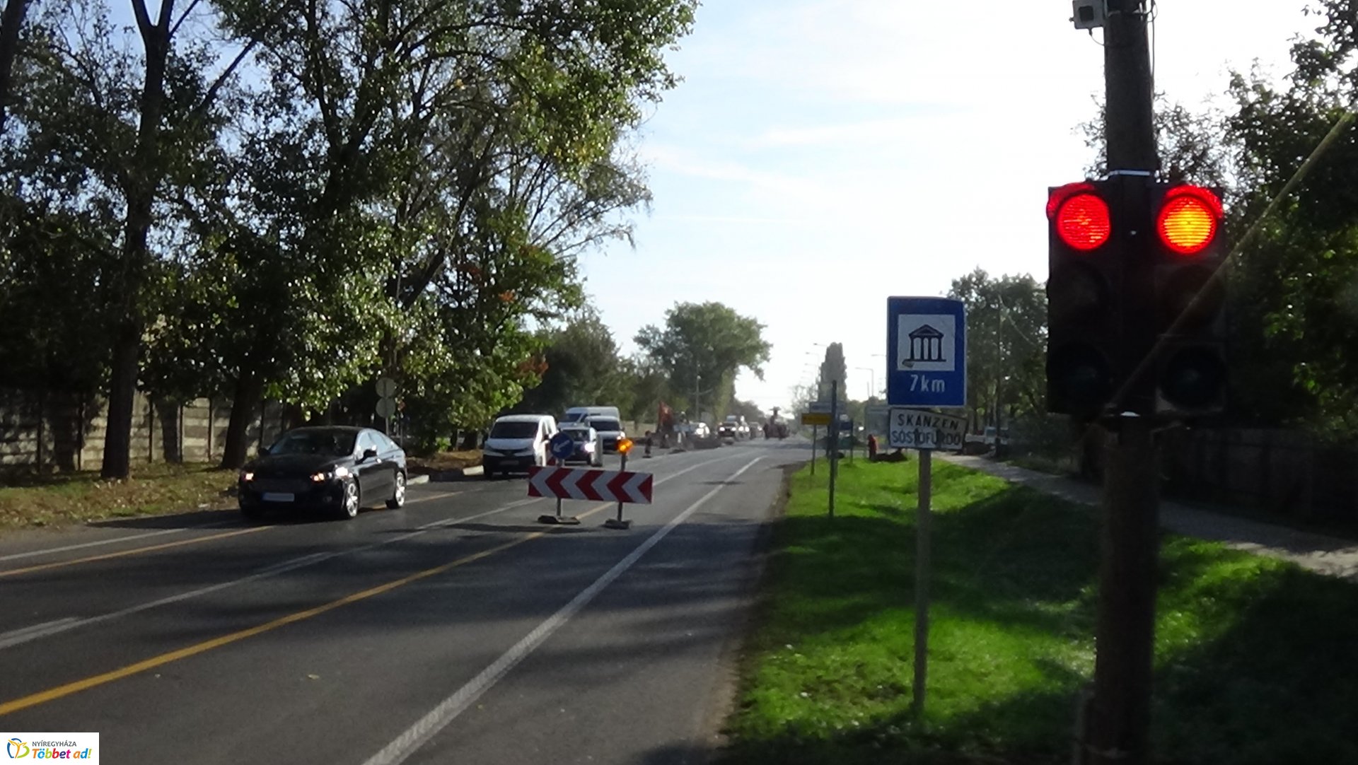 Jelzőlámpás irányításra számítsanak a 36-os számú főúton