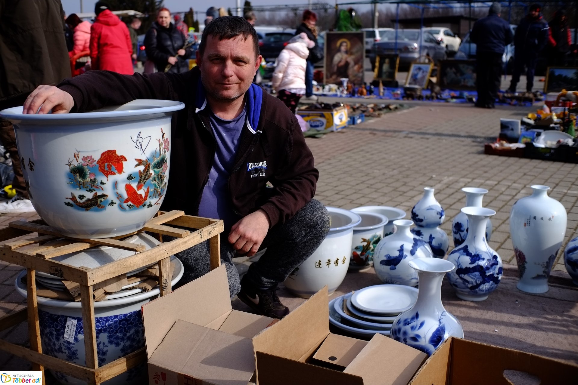 Jósavárosi piac 2025 februárjában