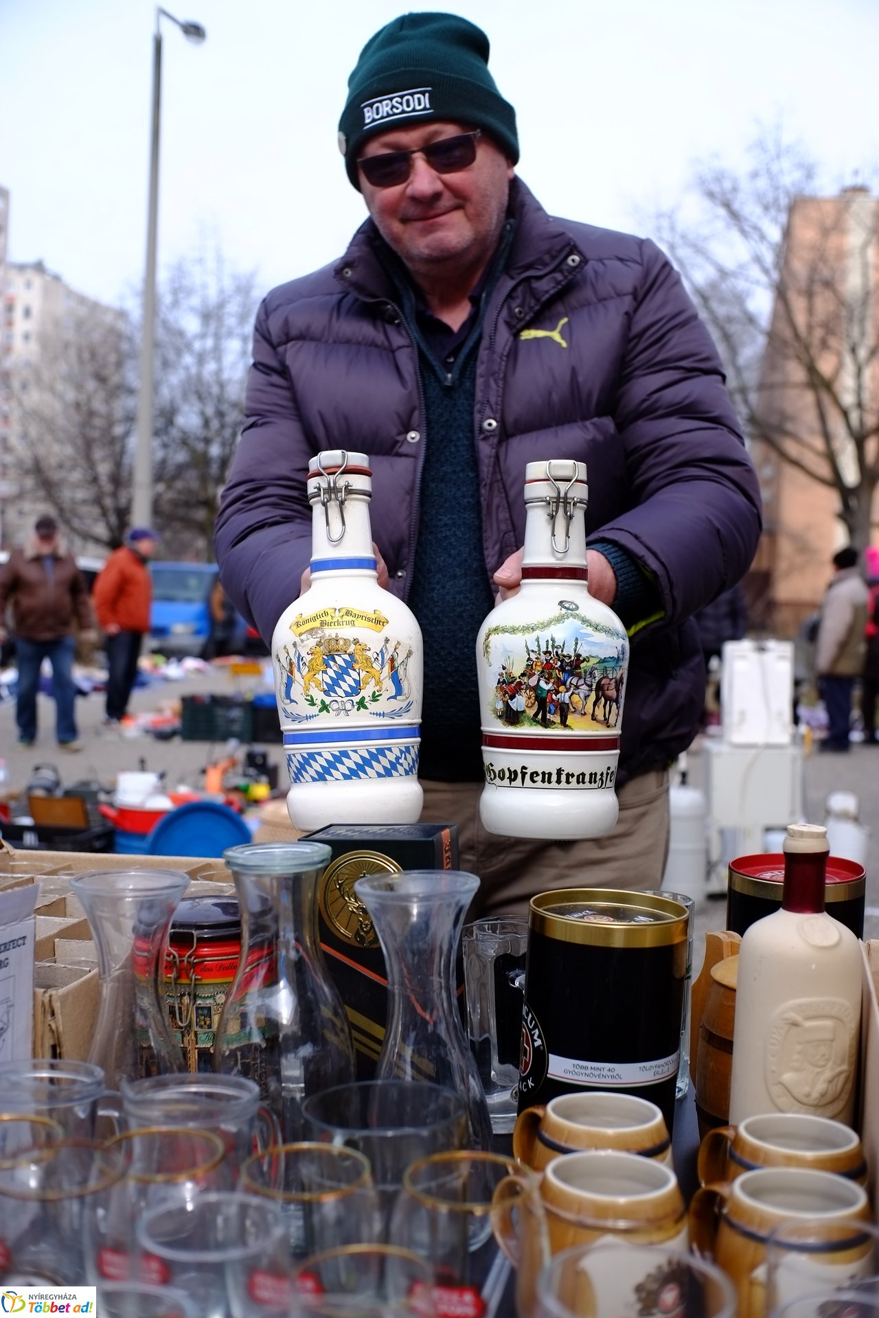 Jósavárosi piac 2025 februárjában