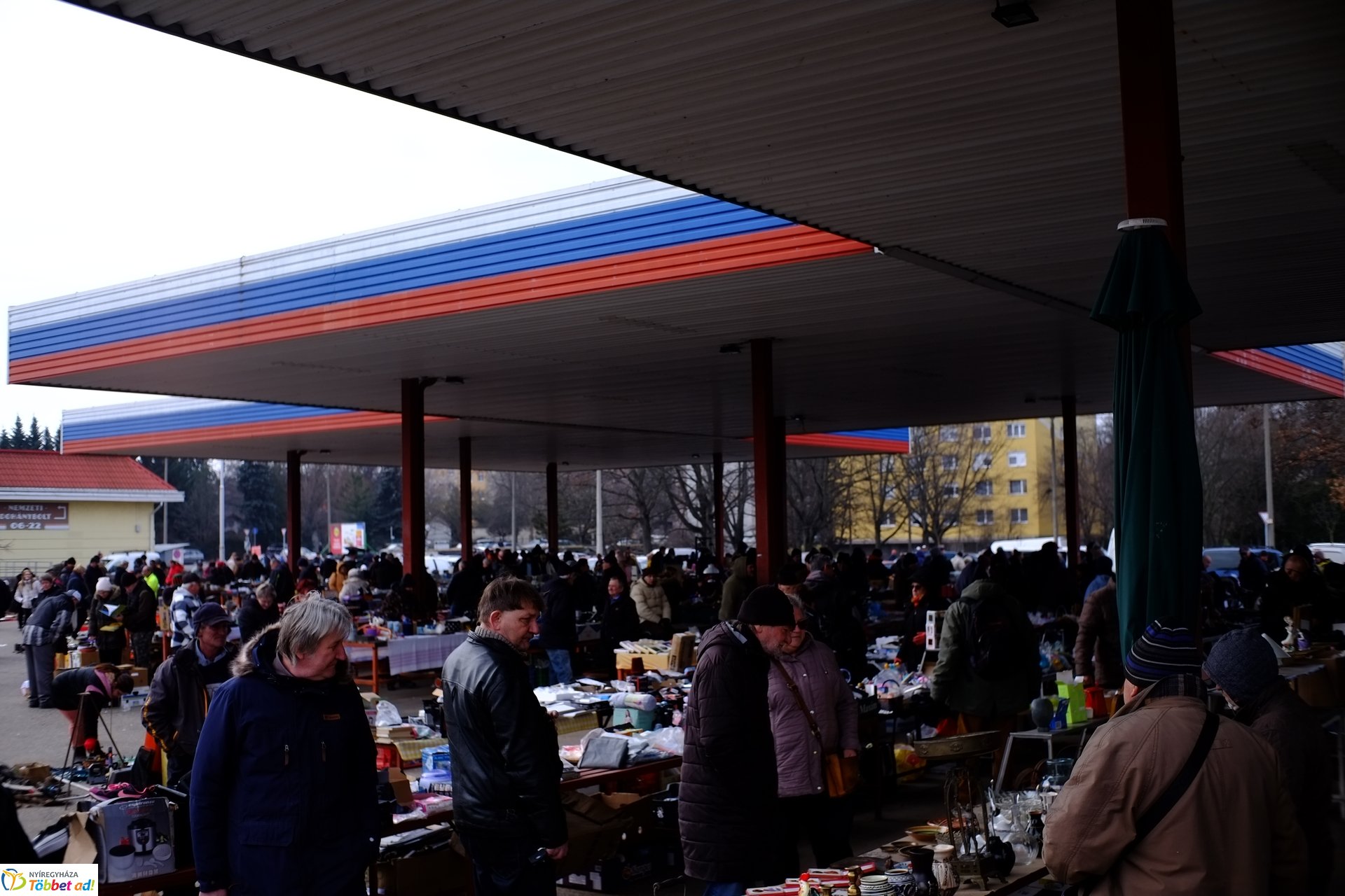 Jósavárosi piac 2025 februárjában