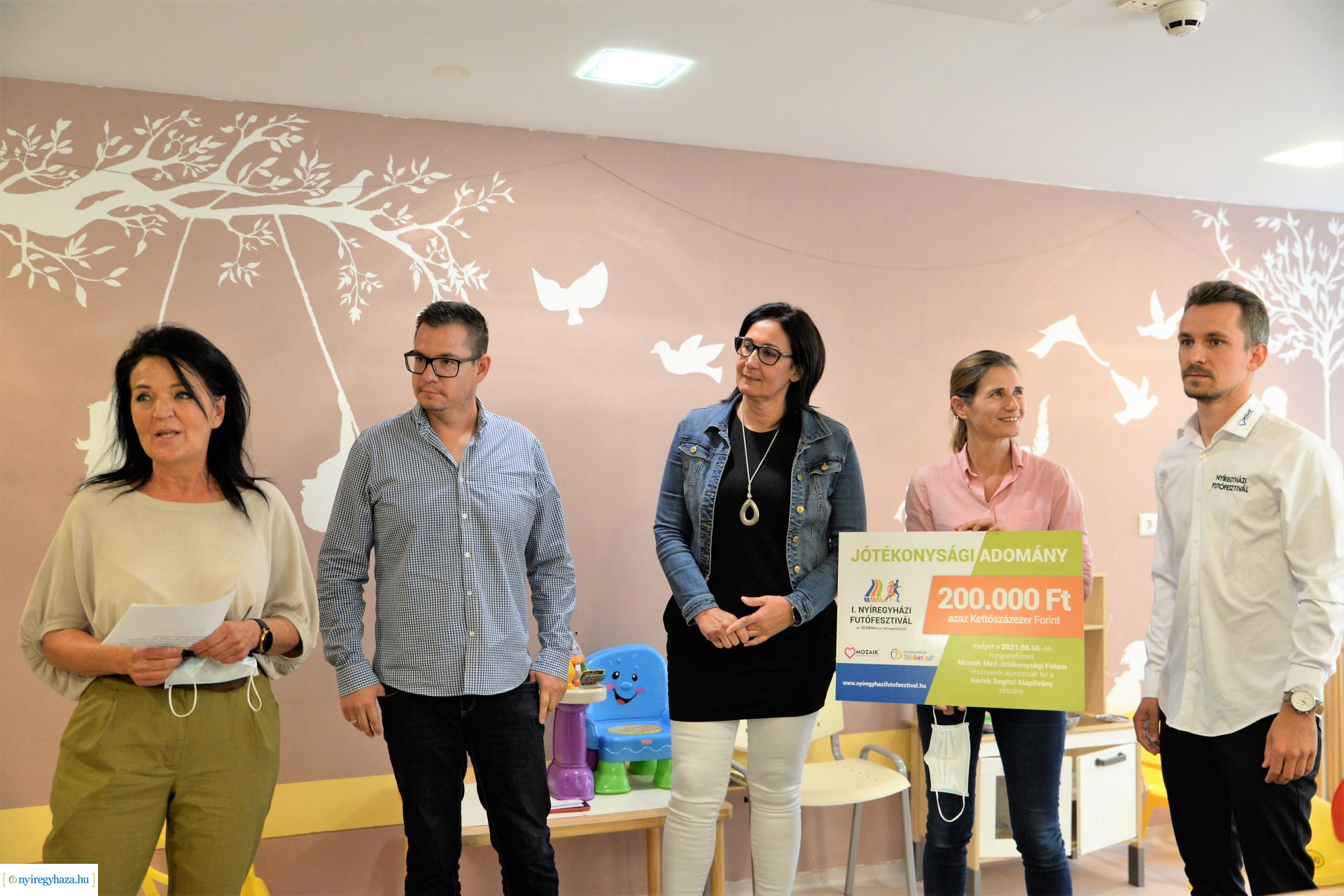 Jótékonysági adomány a Mozaik Med Sportegyesülettől