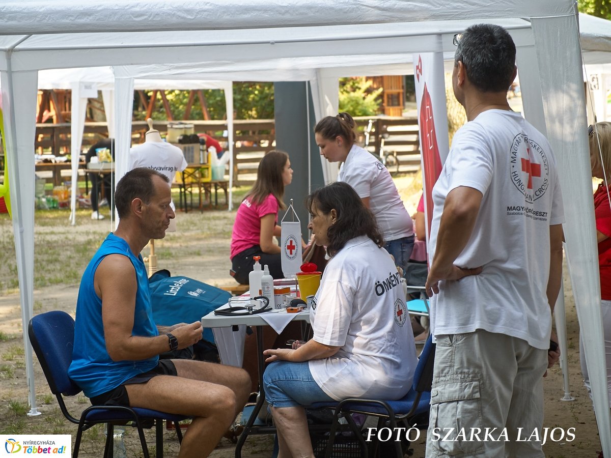 Jótékonysági futás az Erdei Tornapályán