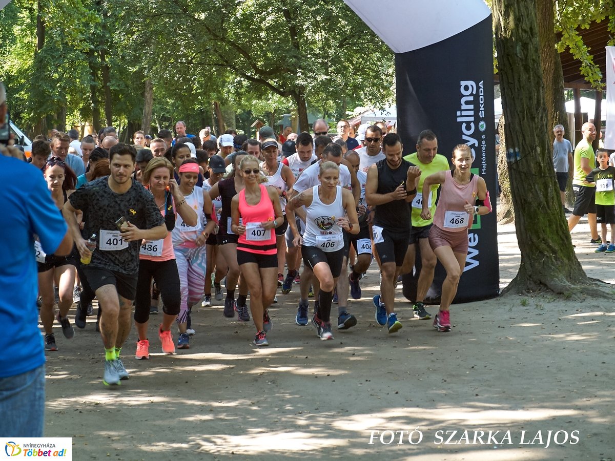 Jótékonysági futás az Erdei Tornapályán