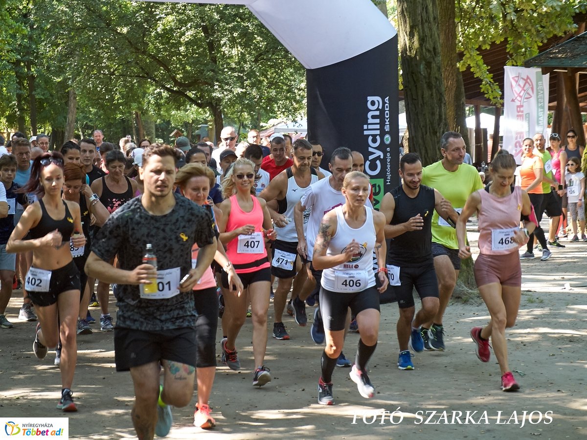 Jótékonysági futás az Erdei Tornapályán