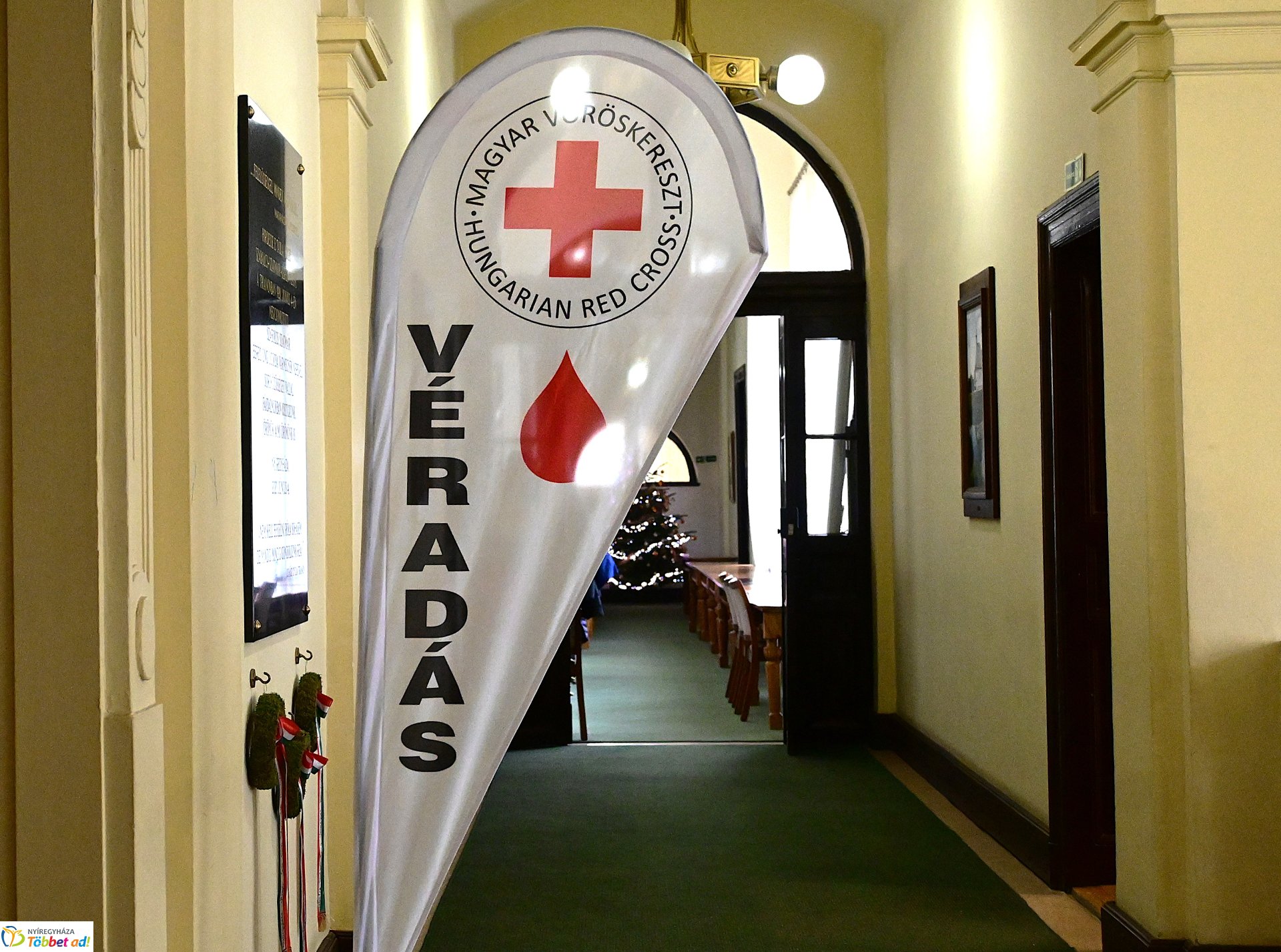 Jubiláló véradók köszöntése