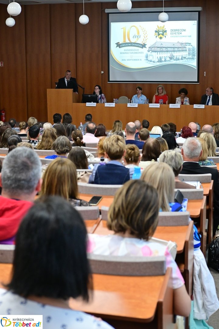 Jubileum az egészségügyi szakmai tanárképzésben 2026