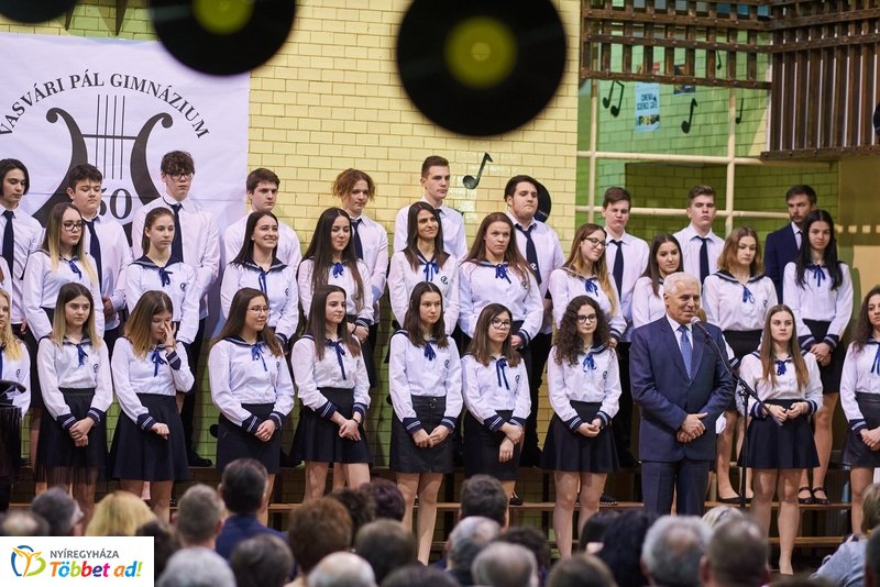 Jubileumi ünnepség a Vasvári gimnáziumban