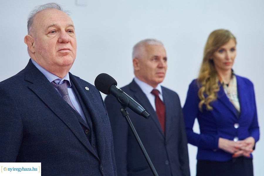 Judo terem átadó az Atlétikai Centrumban