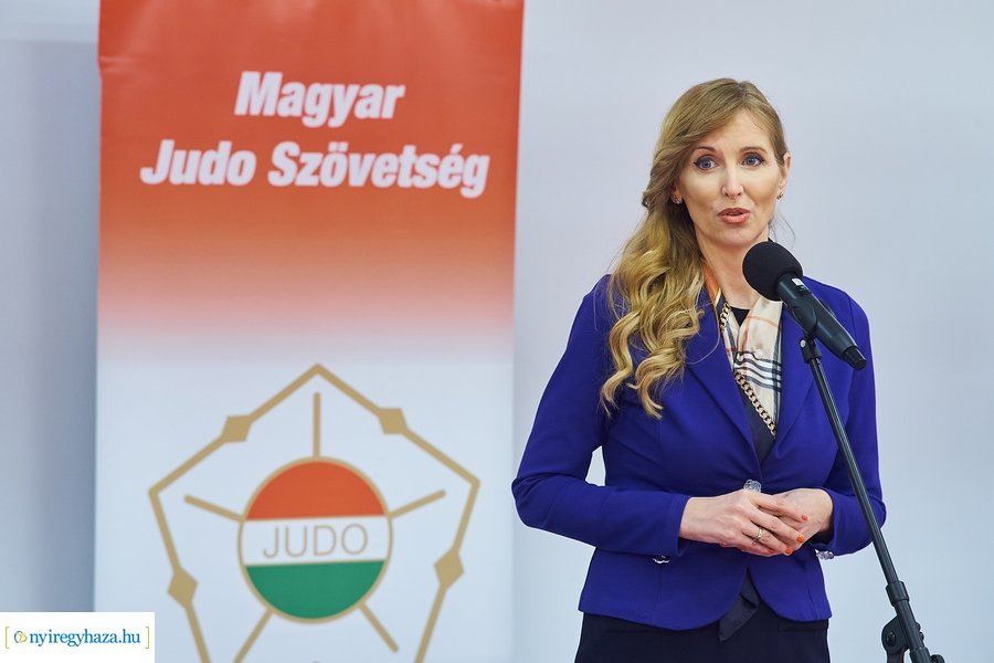 Judo terem átadó az Atlétikai Centrumban