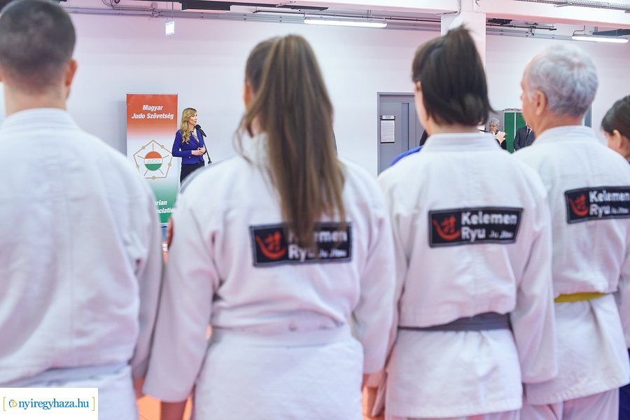 Judo terem átadó az Atlétikai Centrumban